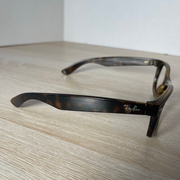 Ray-Ban RB2132 New Wayfarer 902 Sunglasses Tortoise Frames Only 55-18 Italy - Picture 9 of 9